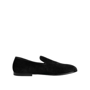 Dolce & Gabbana Black Jacquard Loafers Formal Men Dress Men's Shoes